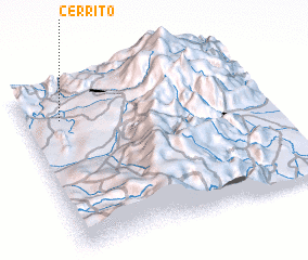 3d view of Cerrito