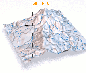 3d view of Santa Fe