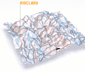 3d view of Río Claro