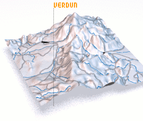 3d view of Verdún