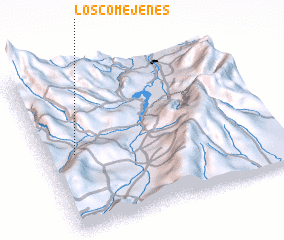 3d view of Los Comejenes