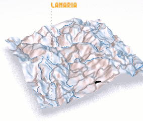 3d view of La María