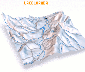 3d view of La Colorada