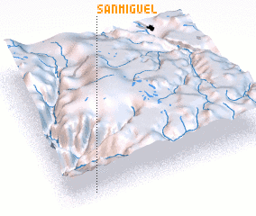 3d view of San Miguel