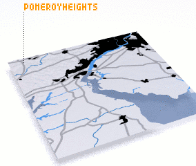 3d view of Pomeroy Heights