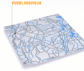 3d view of Pueblo de Vieja