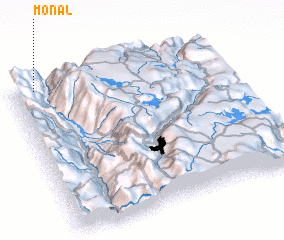 3d view of Monal