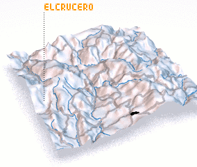 3d view of El Crucero