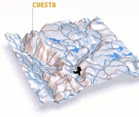 3d view of Cuesta