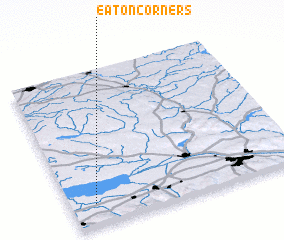 3d view of Eaton Corners