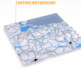 3d view of Cuatrocientas Rosas