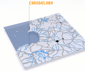 3d view of Caño de Lobo