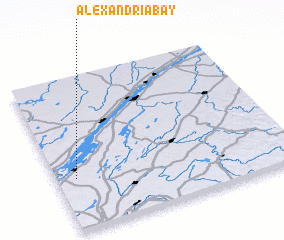 3d view of Alexandria Bay