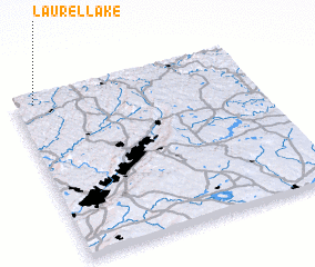 3d view of Laurel Lake