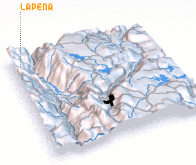 3d view of La Peña