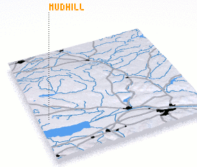 3d view of Mud Hill
