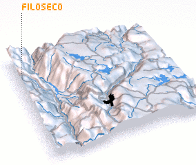 3d view of Filo Seco