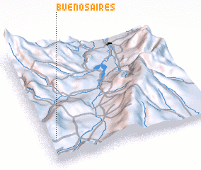 3d view of Buenos Aires