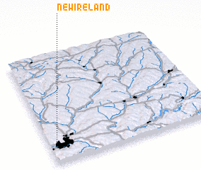 3d view of New Ireland