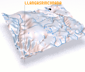 3d view of Llangas Rinconada