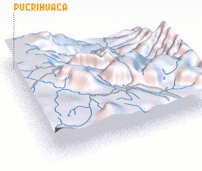 3d view of Pucrihuaca