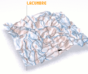 3d view of La Cumbre