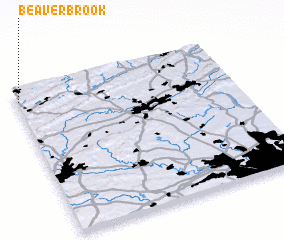 3d view of Beaver Brook