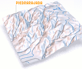 3d view of Piedra Rajada