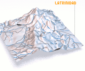 3d view of La Trinidad