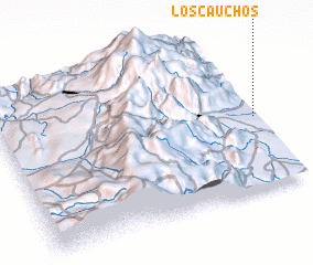 3d view of Los Cauchos