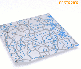 3d view of Costa Rica