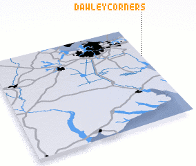 3d view of Dawley Corners