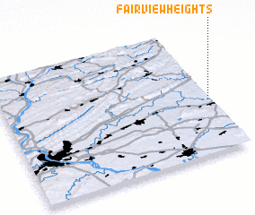 3d view of Fairview Heights