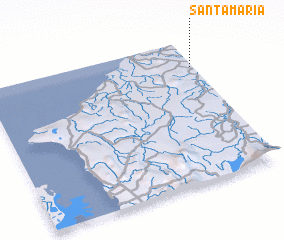 3d view of Santa Maria