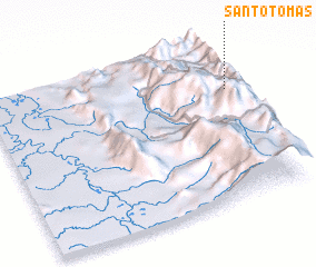 3d view of Santo Tomás