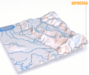 3d view of Armenia