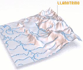 3d view of Llano Trino