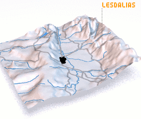 3d view of Les Dalias