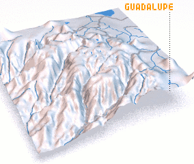 3d view of Guadalupe