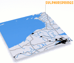 3d view of Sulphur Springs