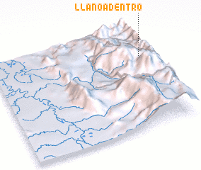 3d view of Llanoadentro