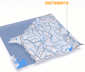 3d view of Santa Marta