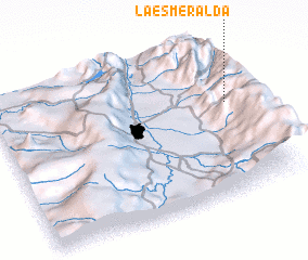 3d view of La Esmeralda