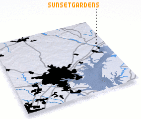 3d view of Sunset Gardens