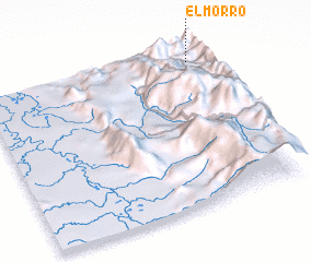 3d view of El Morro