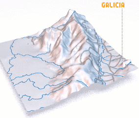 3d view of Galicía