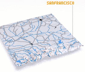 3d view of San Francisco