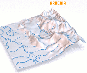 3d view of Armenia