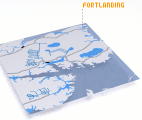 3d view of Fort Landing