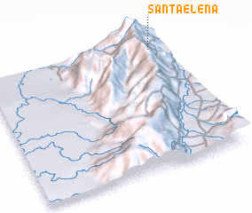 3d view of Santa Elena